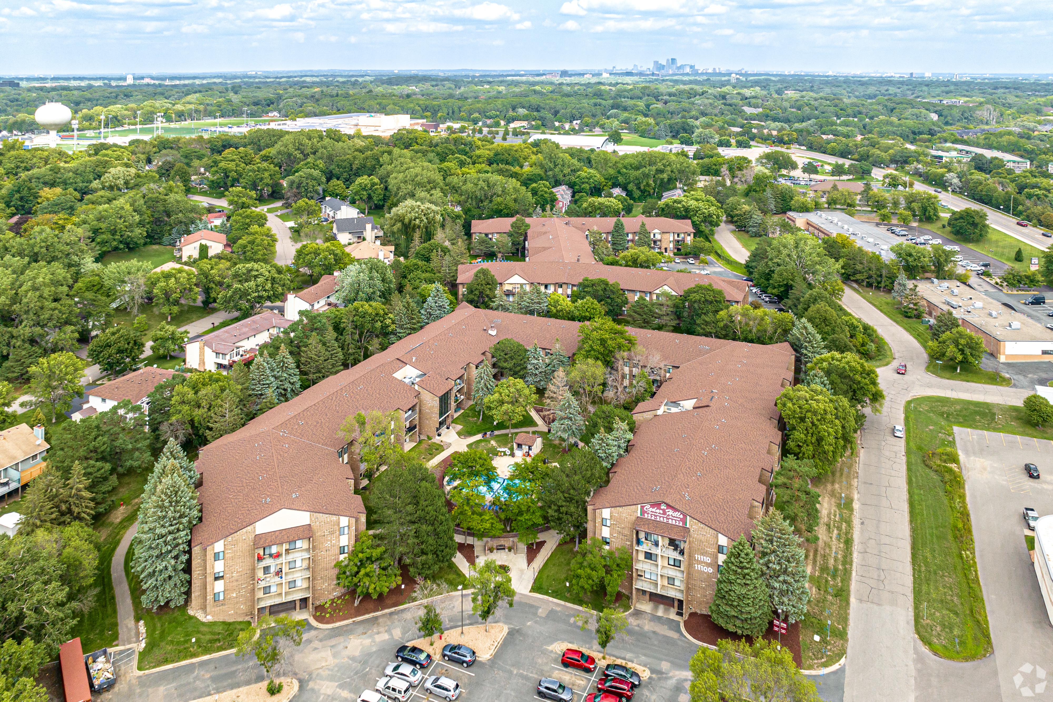 Ariel View of Property
